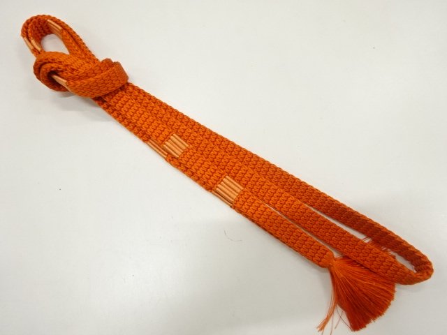 JAPANESE KIMONO / HAND-TIED OBIJIME CORD